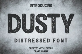 Crafting Projects with the Dusty Retro Font Style