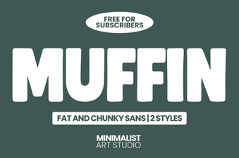 Muffin Font: a Tasteful Design Element