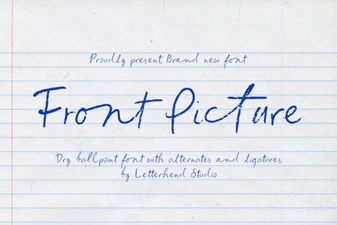 Crafting a Captivating Front Picture Font