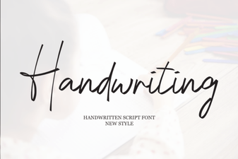 Crafting Style with Unique Handwriting Fonts