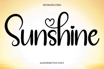 Sunshine Font: a Bright and Creative Typography Guide